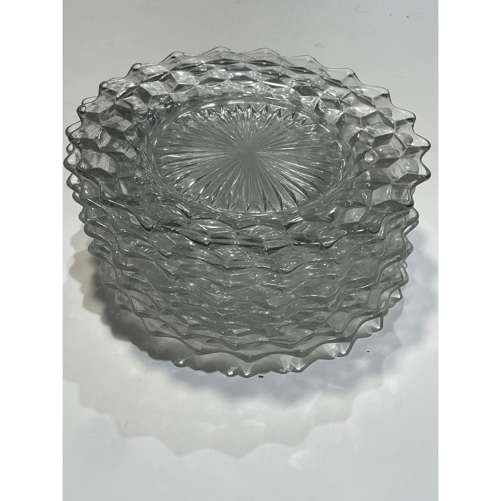 Vintage Fostoria American Clear Glass 8.5